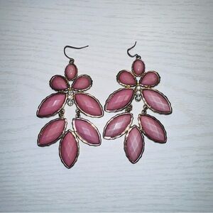 Pink Dangle Earrings